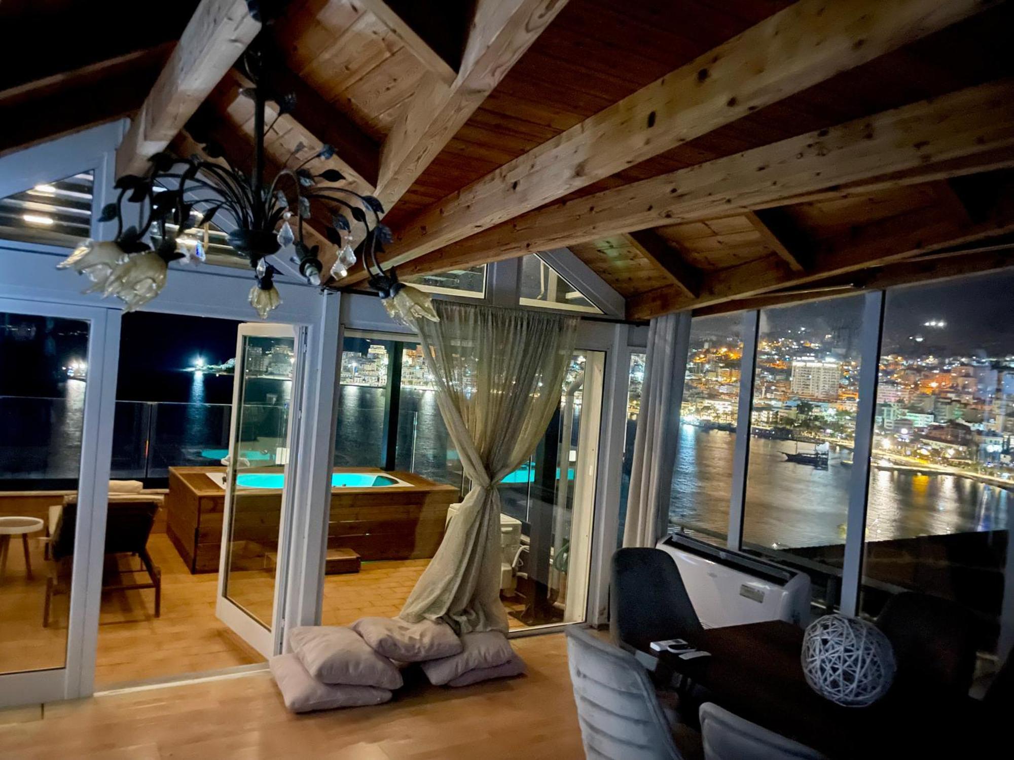 Seaview Golden Penthouse Sarandë Exterior foto